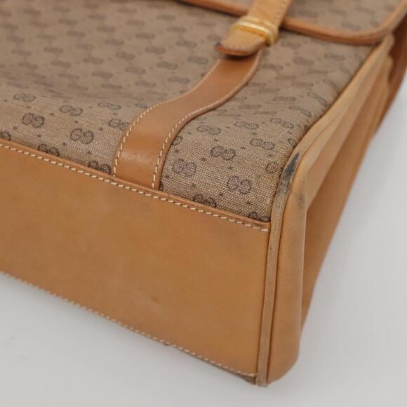 GUCCI Micro GG Supreme Hand Bag Pvc Beige Gold 000 46 000 46 - Picture 10 of 16